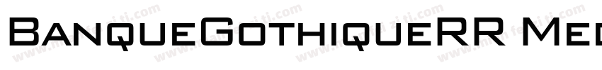BanqueGothiqueRR Med字体转换